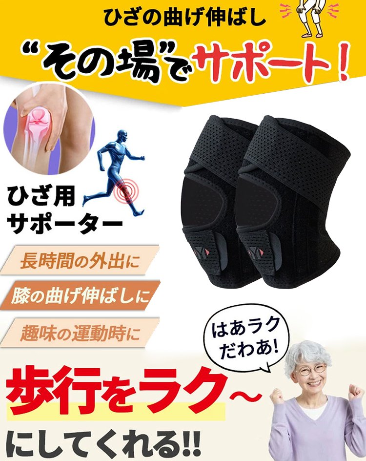 多機能膝サポーター