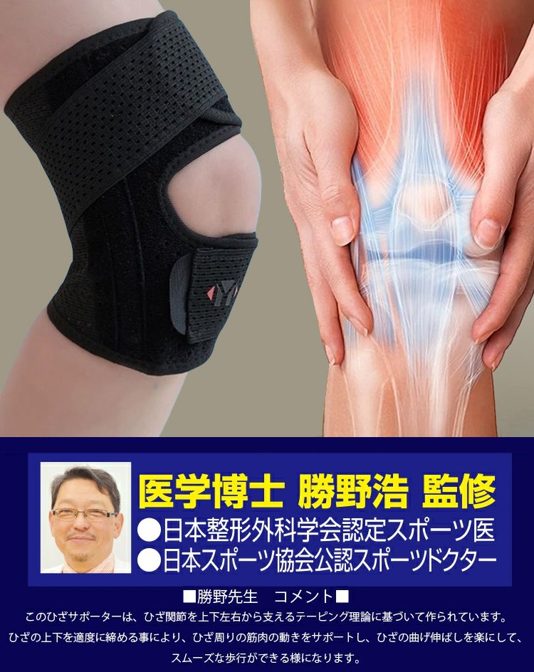 多機能膝サポーター