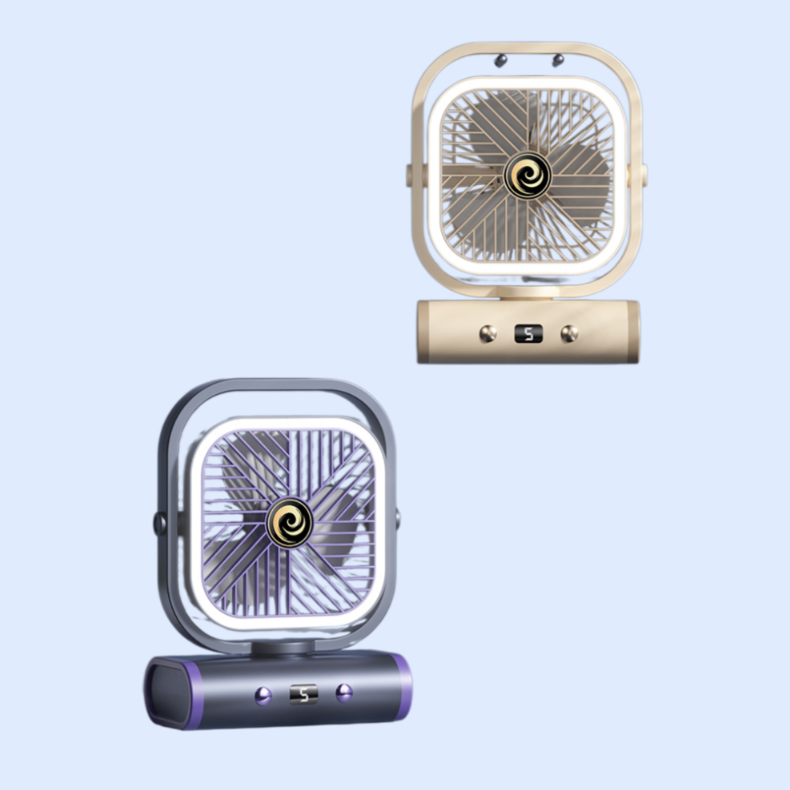 Outdoor camping fan night light