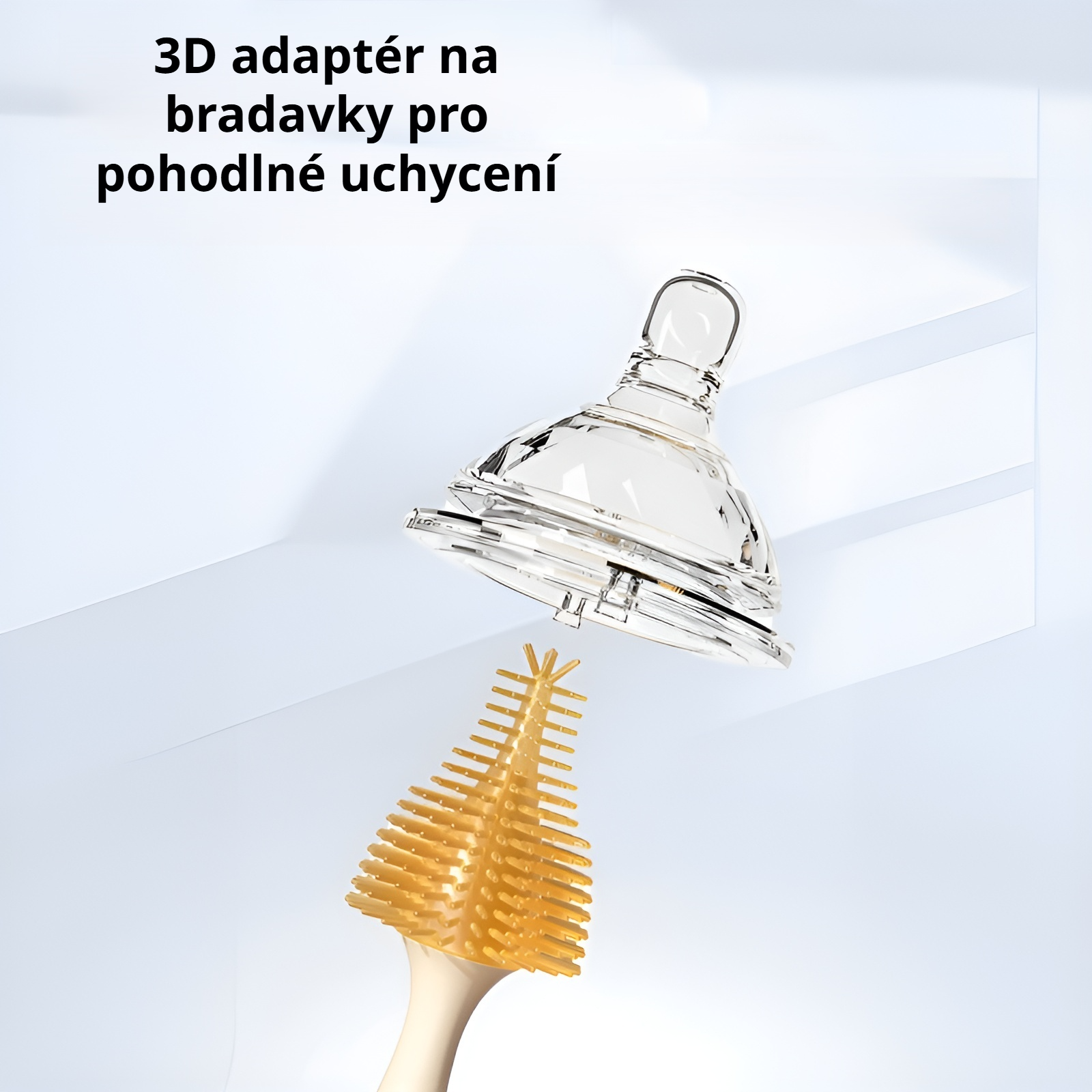 Antibakteriální kartáčky na láhve v sadě