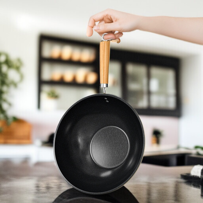 가정용 세라믹 프라이팬 가볍고 무코팅 인덕션 적용 전용 프라이팬 세라믹 프라이팬 인간용 논스틱팬
