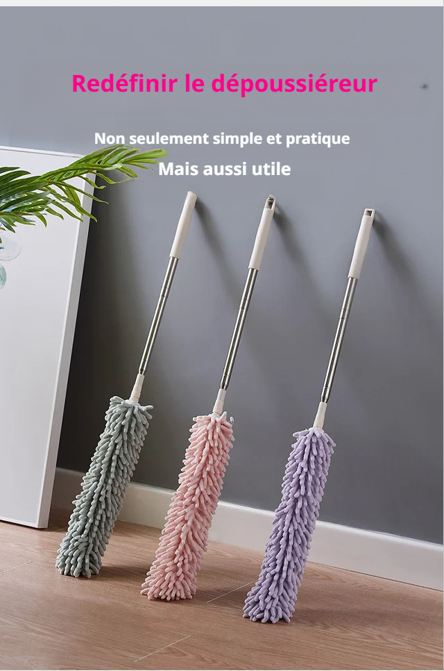 Accessoire de ménage plumeau en chenille