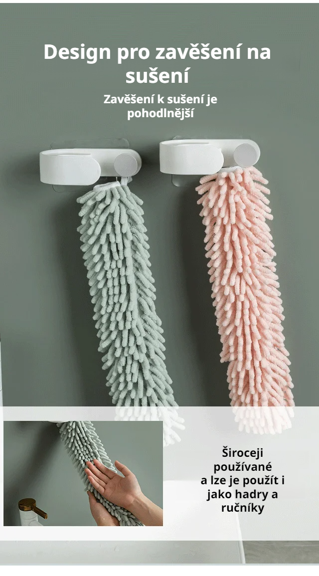 Žinylková prachovka ideální pro citlivé povrchy