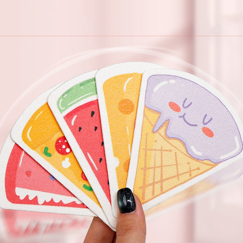 パルプ洗い物綿圧縮パルプスポンジキッチン用品三角ぞうきん