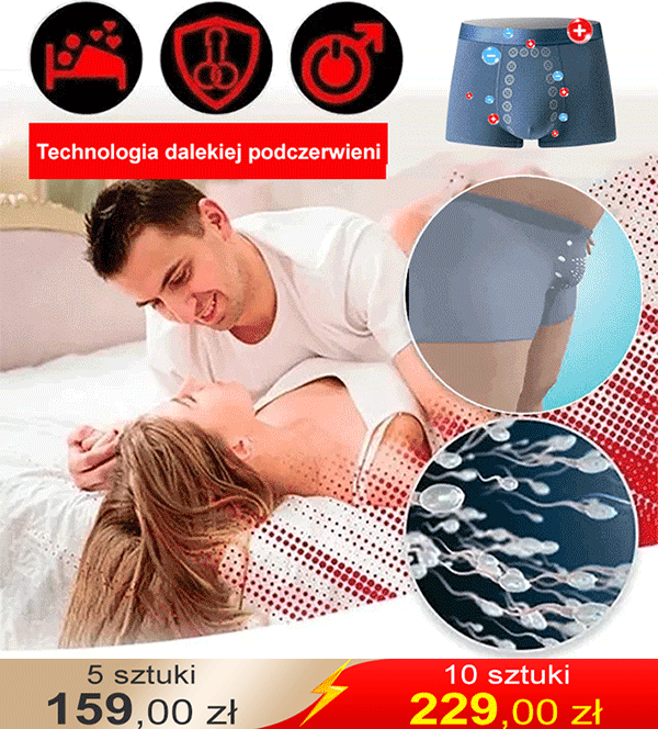 Majtki do masażu magnetycznego męskiego