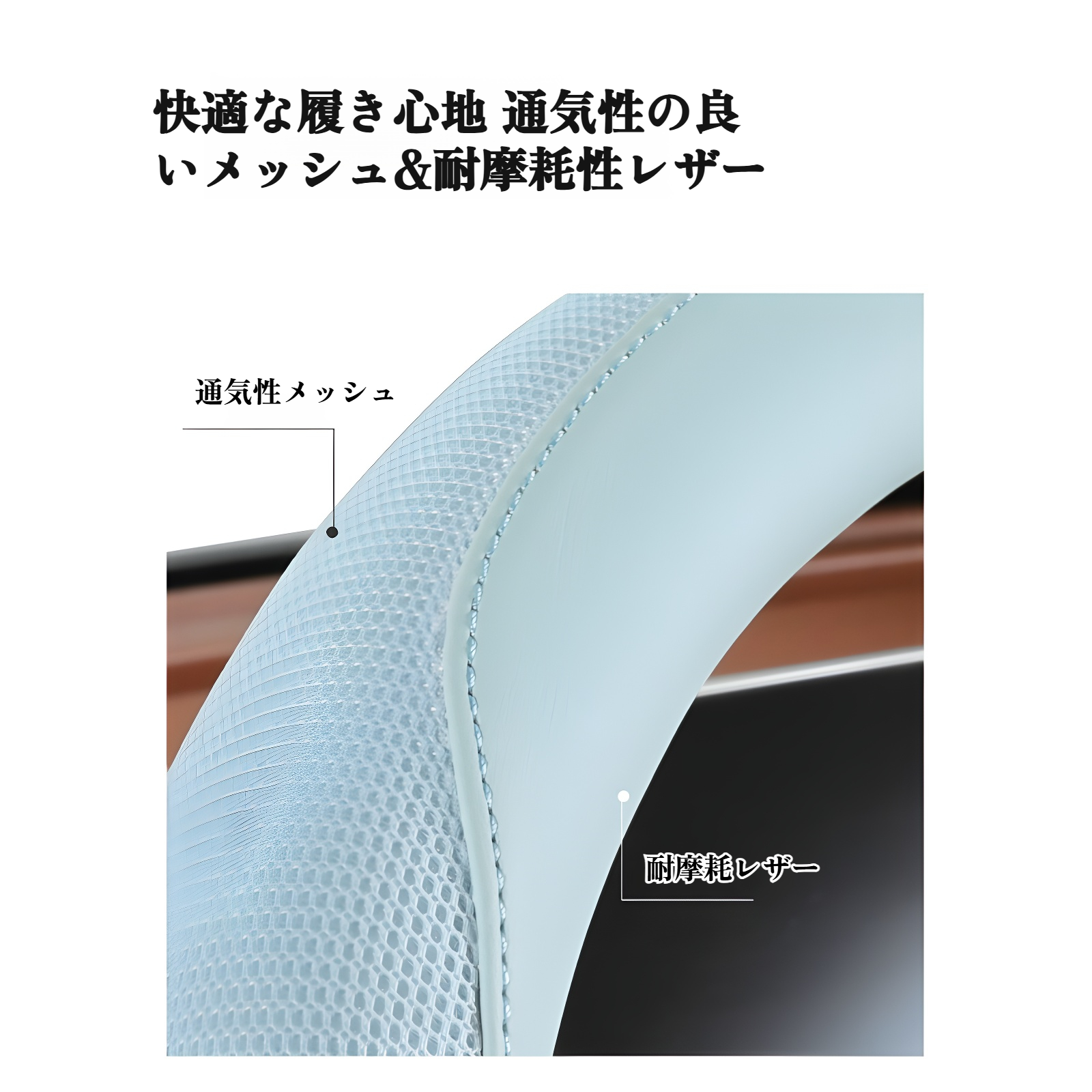 夏用快適ハンドルカバーの使用イメージ
