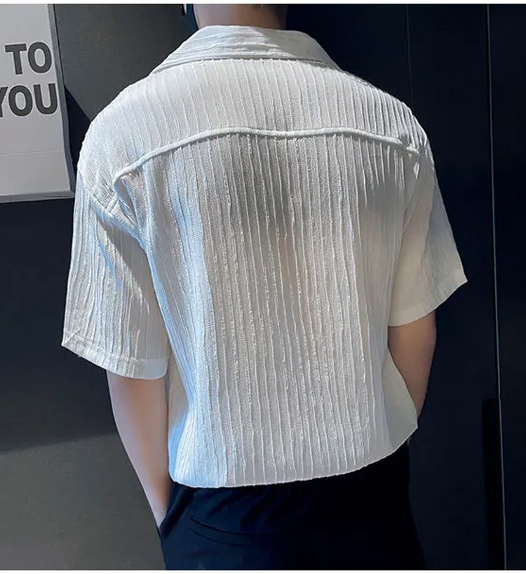 시원한 착용감의 남성 여름 셔츠
