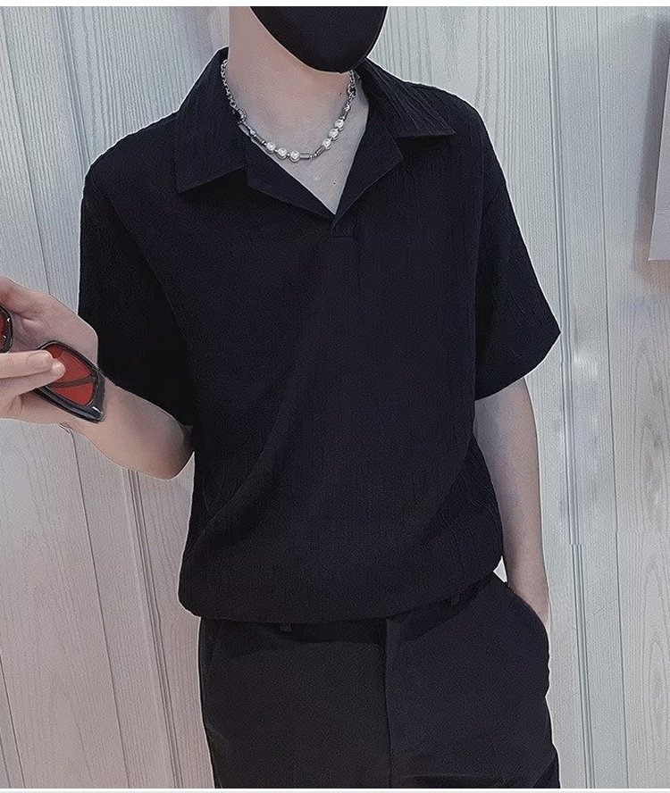 남성 데일리 냉감 카라티 스타일링