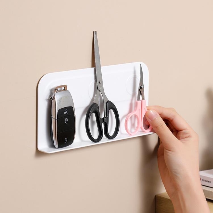 リモコン磁気収納ラックシームレス壁掛け式3ポジション磁気エアコンテレビリモコンプラグインボード収納ラック