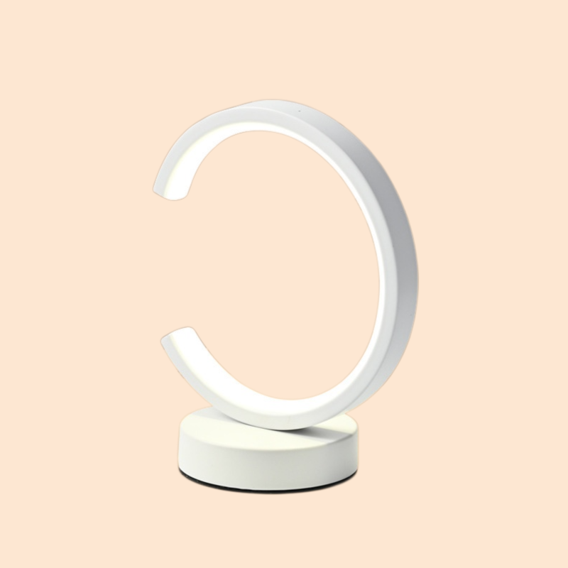 Dimmable Round Lamp for Bedroom or Living Room