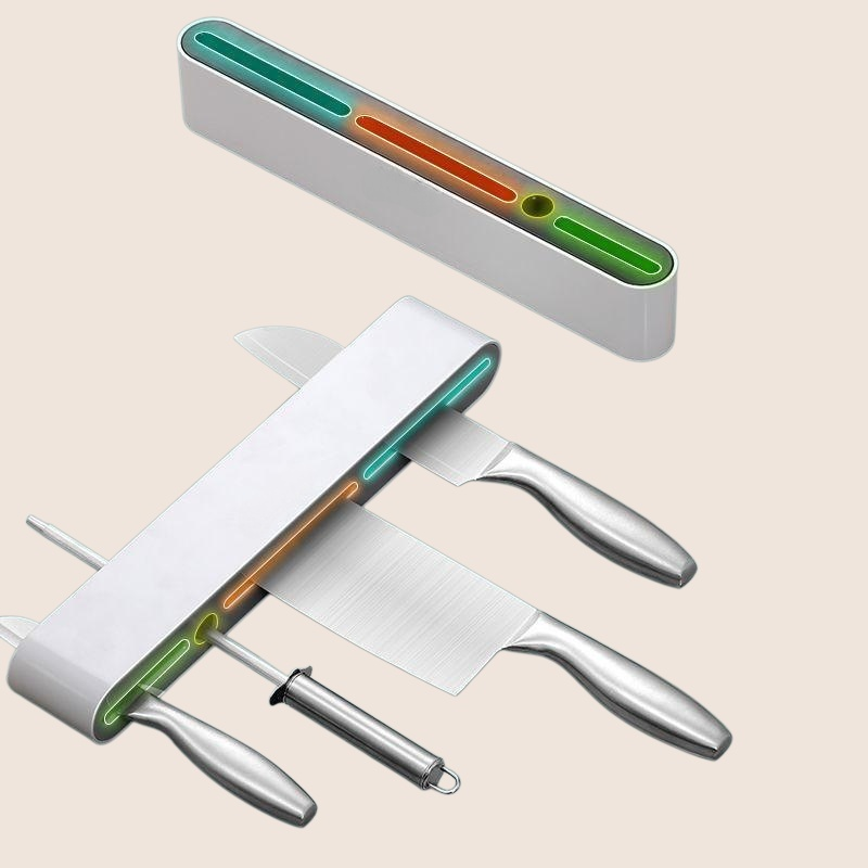 벽걸이식 다기능 펀치 면제 식칼 선반 설치