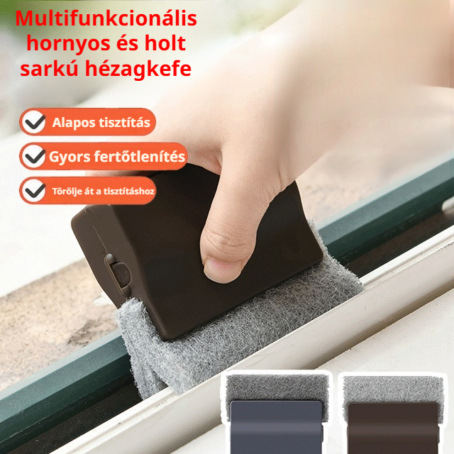 Multifunkcionális rés- és sarktisztító kefe
