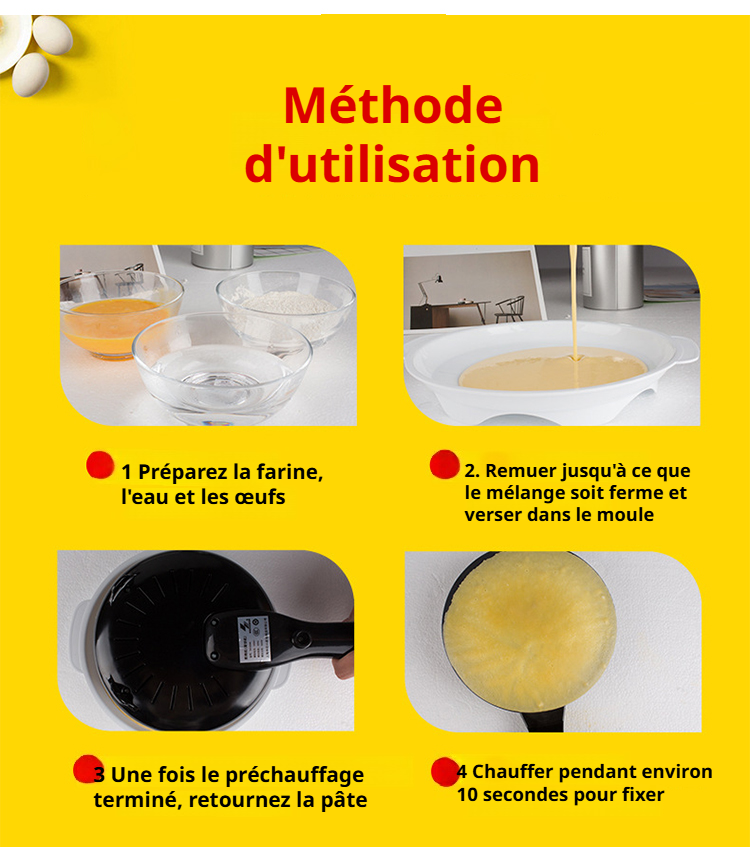 Détail du plateau de cuisson de la machine à crêpes