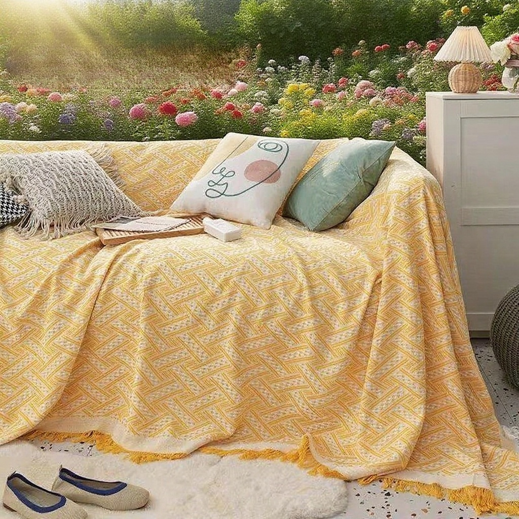 All-inclusive couch cover in multiple color options