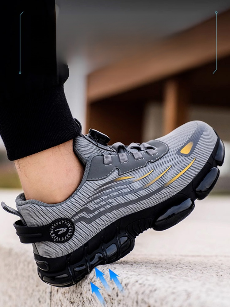 Anti-smash Anti-puncture Knob Labor Protection Shoes