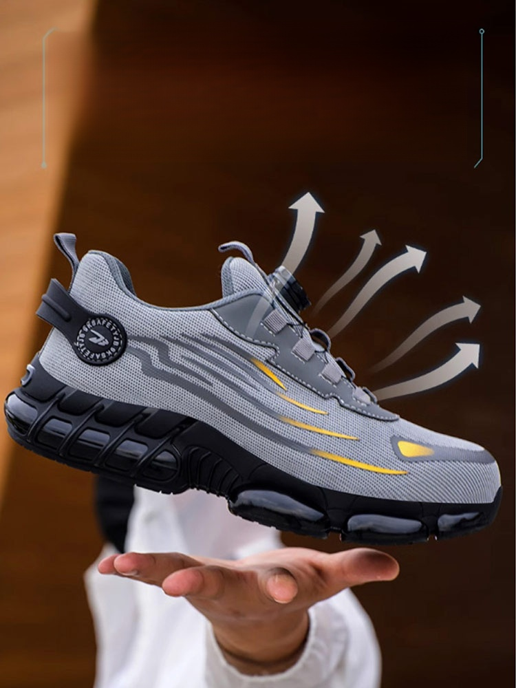 Anti-smash Anti-puncture Knob Labor Protection Shoes