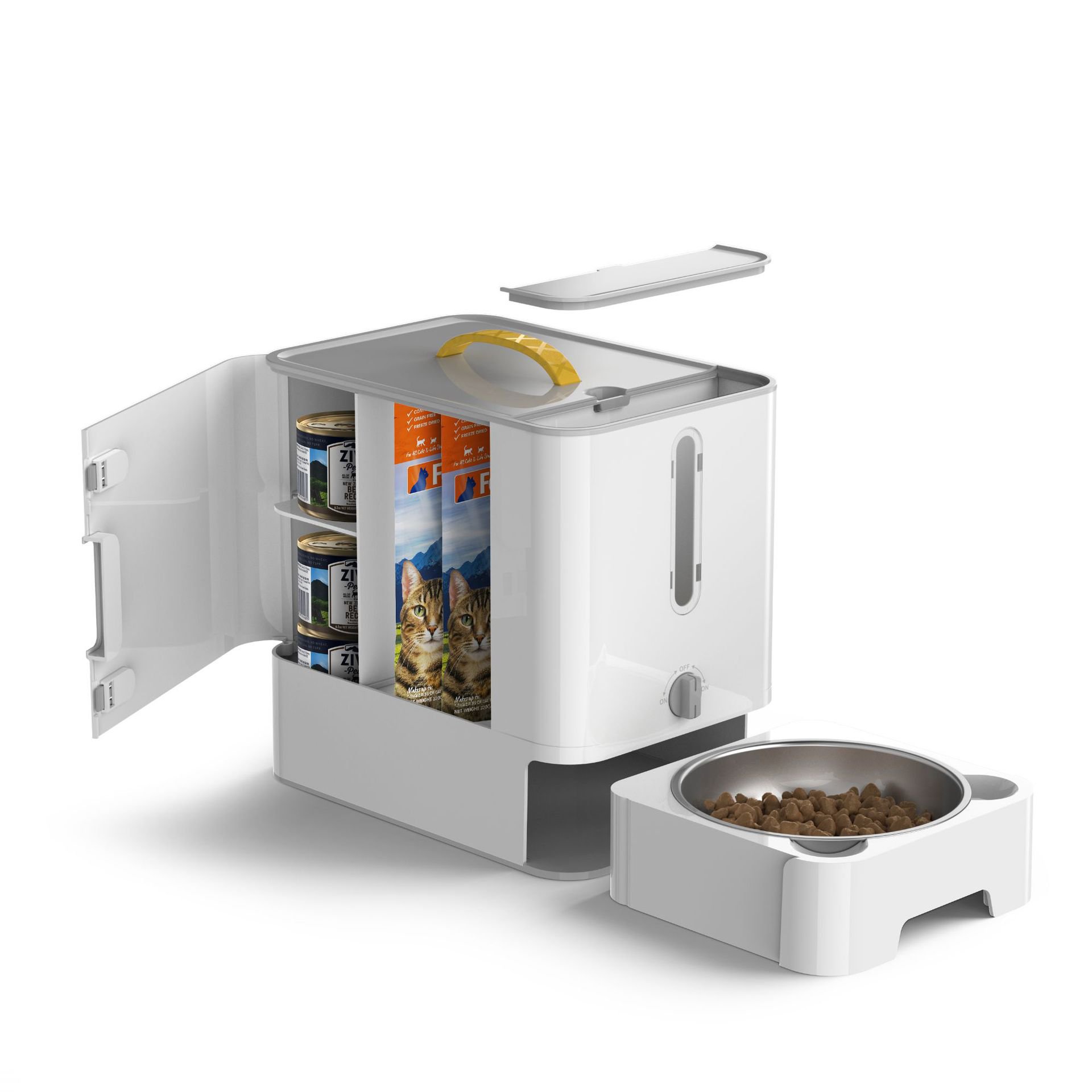 Easy-to-Carry Pet Food Storage Solution