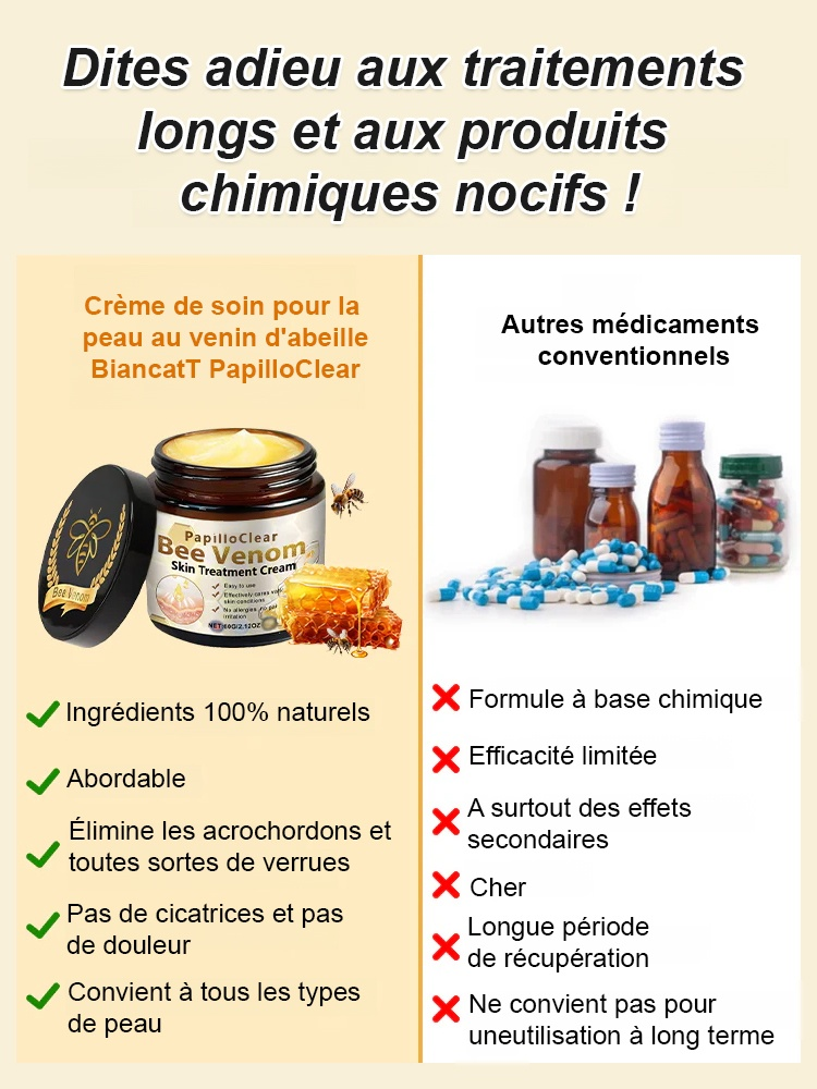 Crème lissante anti-cicatrice au venin d'abeille