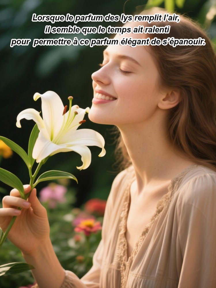 Lys bulbeux fleuri toute l'année