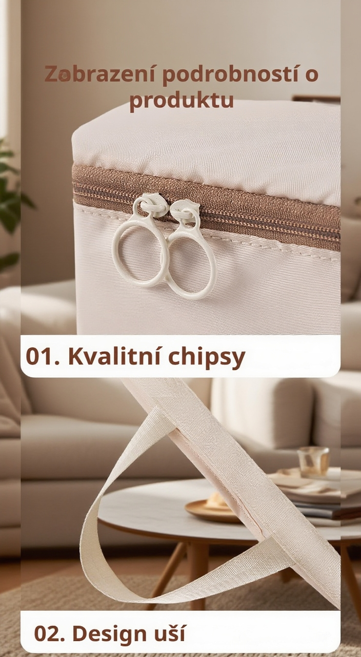 Snadné skladování ponožek v úložné tašce