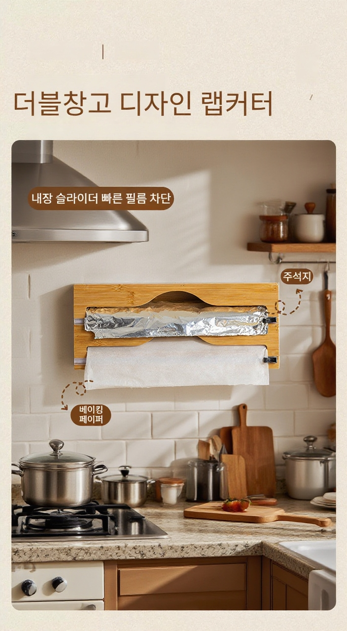 서랍형 랩커터 기능 상세 이미지