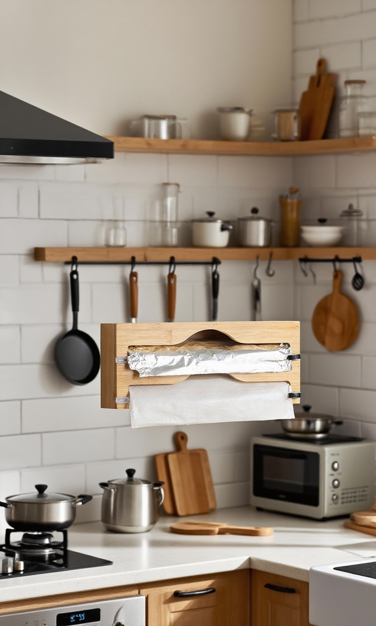 은박지 커터통 사용 예시