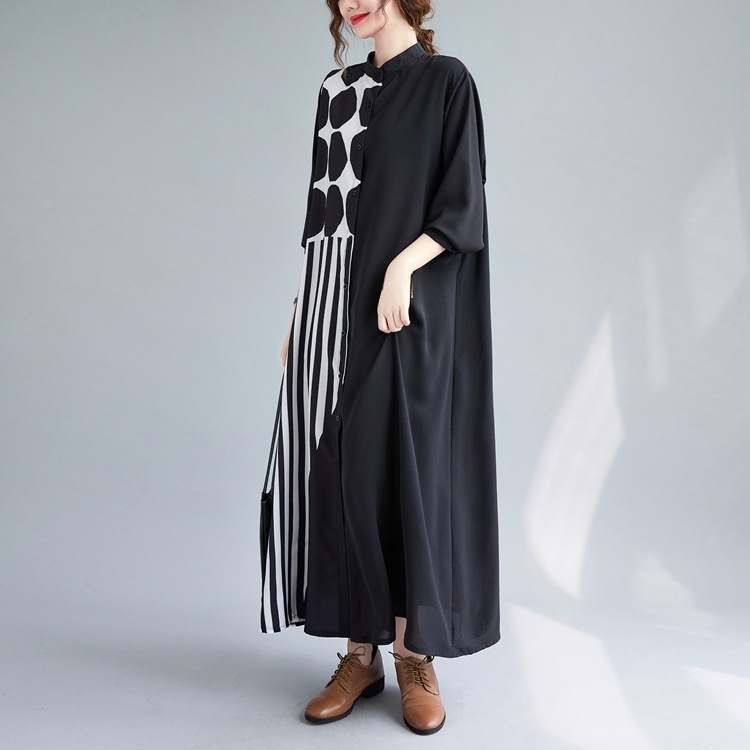 春秋冬向け長袖ワンピースデザイン