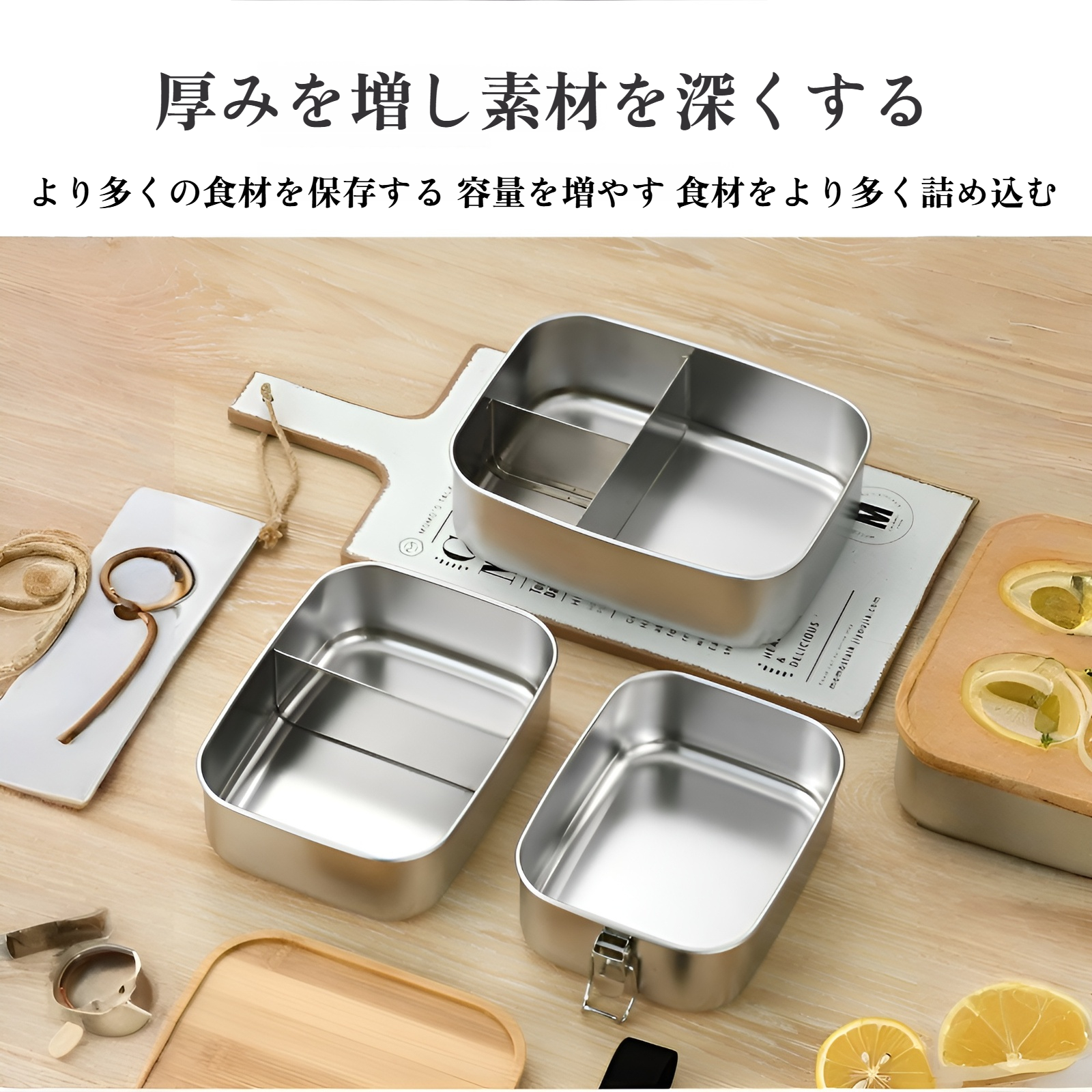 弁当箱 保温 お弁当箱 メンズ ステンレス 弁当箱 レンジ対応 保冷弁当箱 携帯弁当箱 大容量の2層ステンレス ランチボック お弁当箱 女性 おしゃれ 洗いやすい 食洗機対応 密封ランチボックスは 製