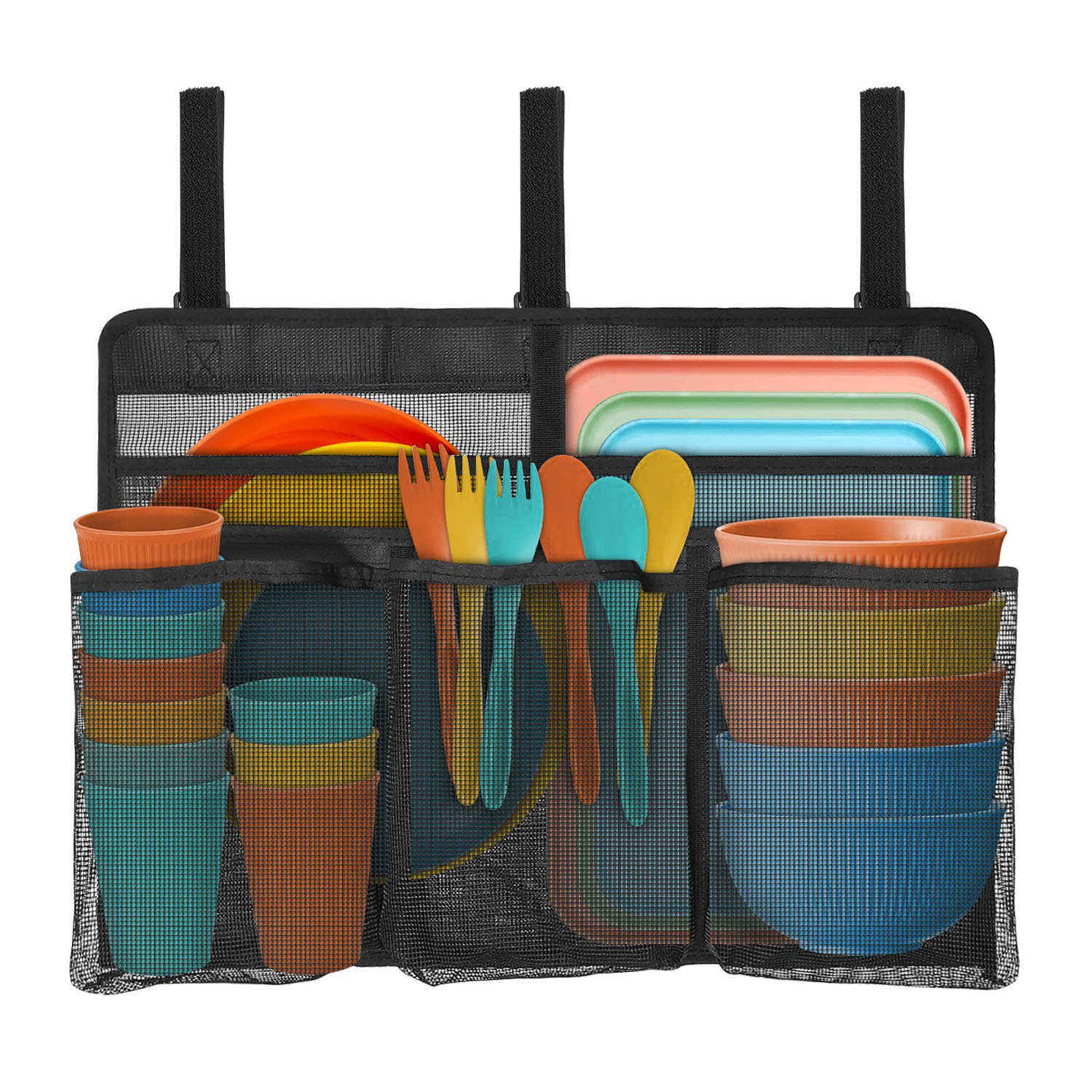 野営用食器乾燥バッグの全体写真