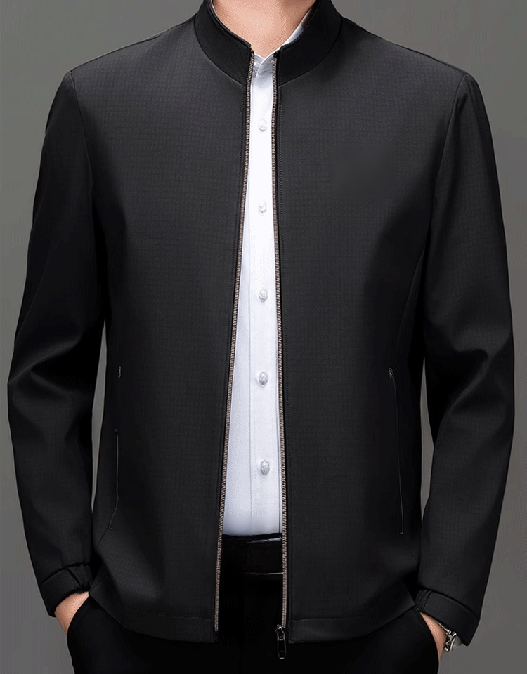 남성 스탠드 칼라 비즈니스 캐주얼 재킷 