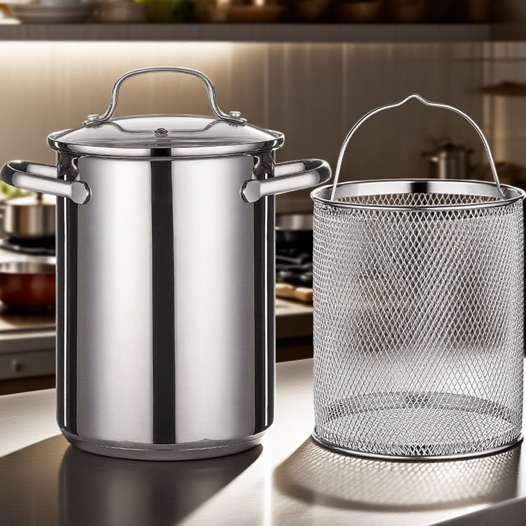 Nerezová ocelová pánev na sporák