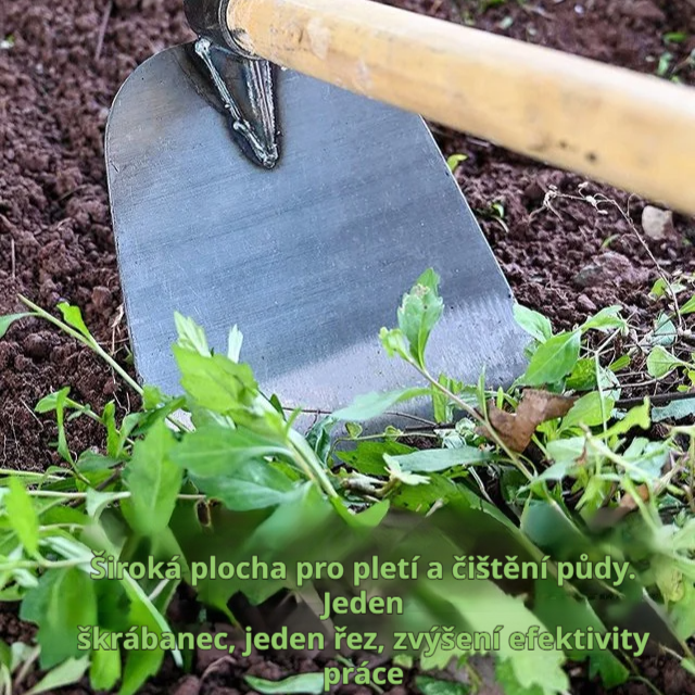 [Jednodílná lišta] Univerzální plečka na pletí a hrabání