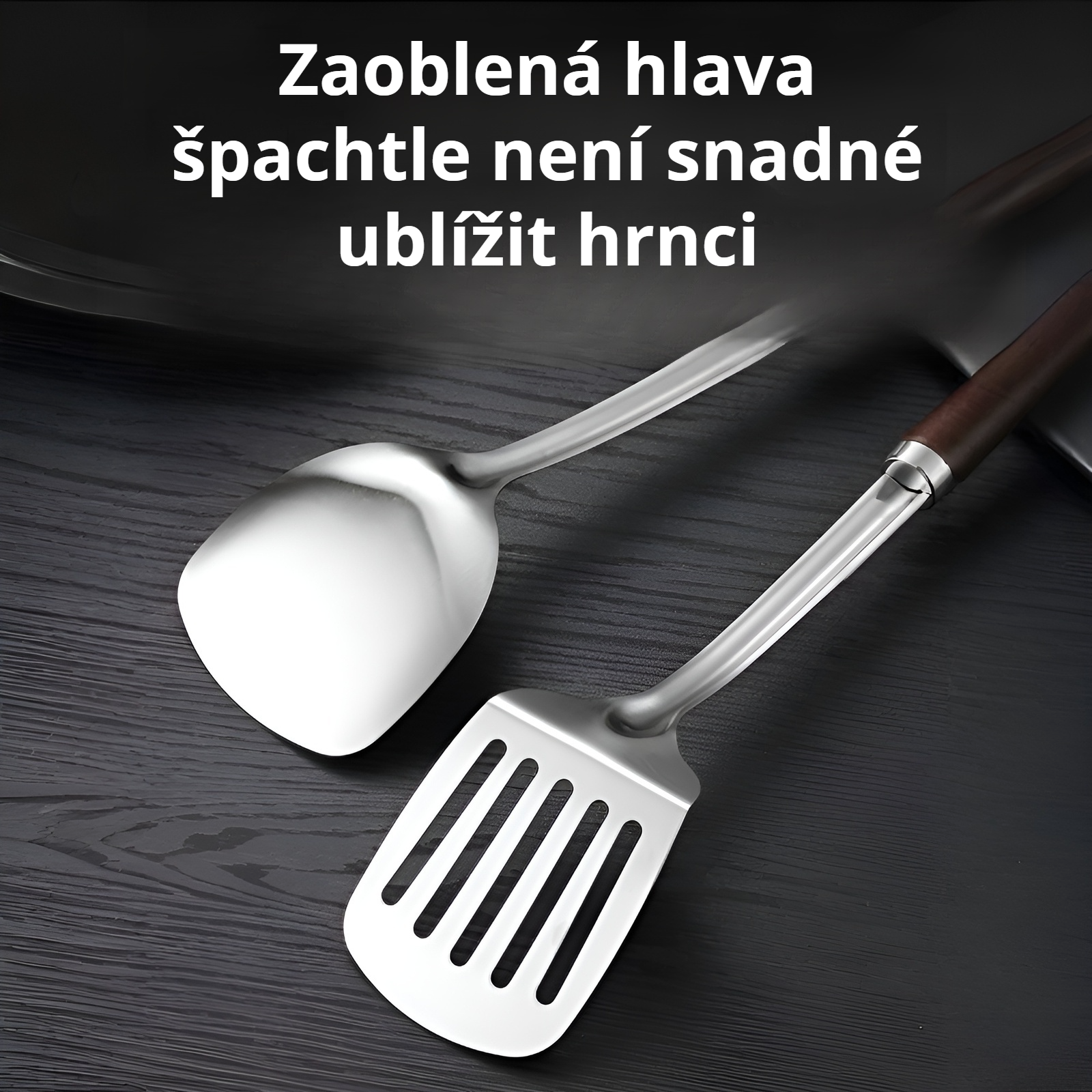 Kvalitní nerezová lopatka do kuchyně