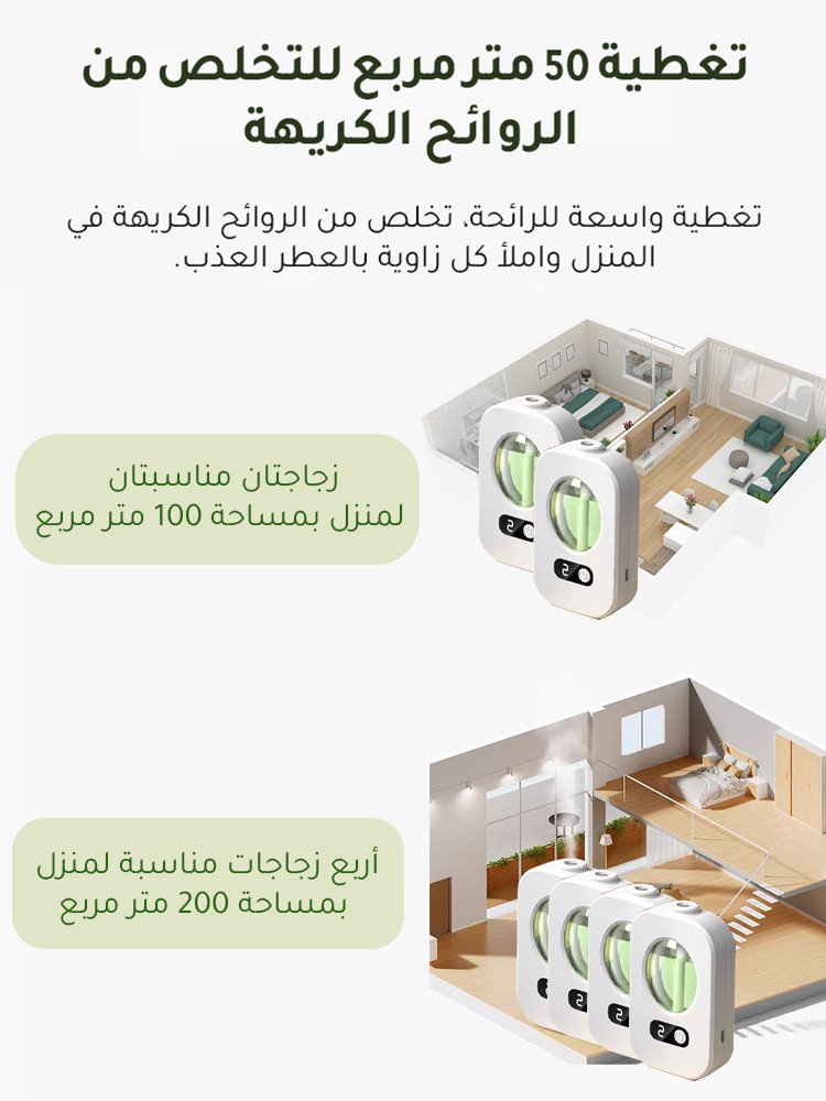 نفس العطر الموجود في فنادق الخمس نجوم ماكينة تعطير ذات شاشة رقمية ذكية جديدة على الطراز الأرستقراطي