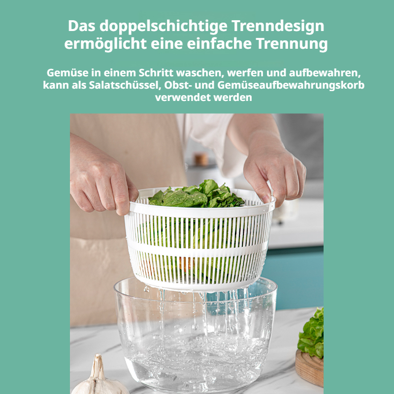 Manuelle Presse Obst und Gemüse Dörrgerät Wasserschleuder Home Küche Obstsalat Dörrgerät