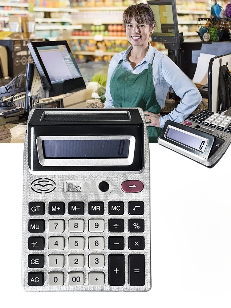 12หลัก เครื่องคิดเลข2จอ