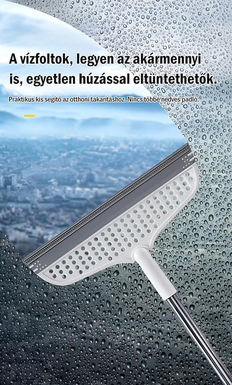 Többfunkciós seprű és vízlehúzó
