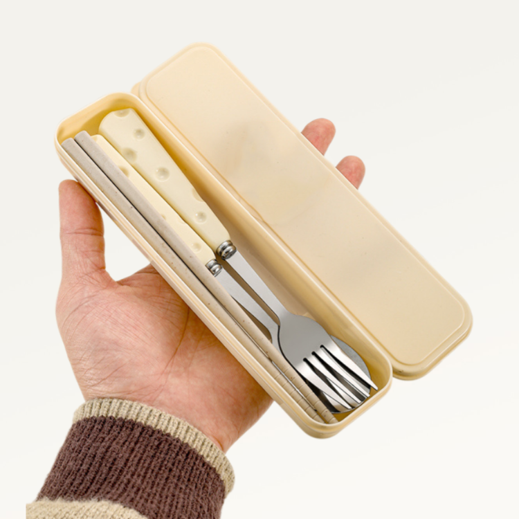 귀여운 치즈 식기 3종 세트