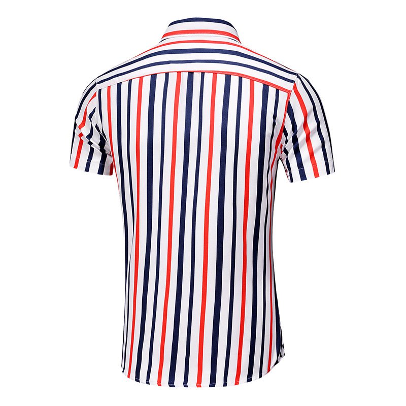 Stilvolles Trikott-Collar-Shirt mit Streifen