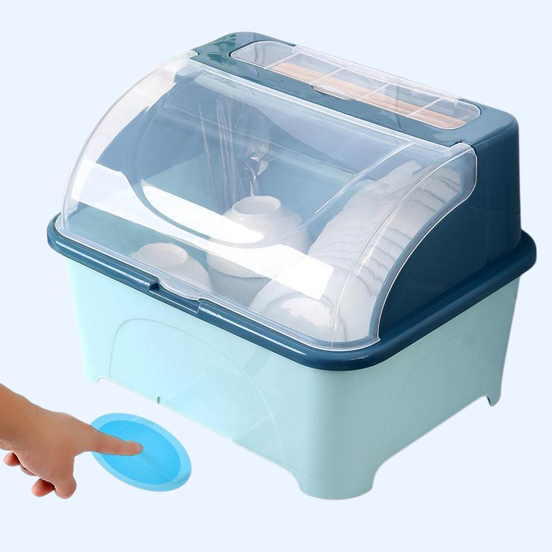 주방 그릇과 젓가락 수납 선반