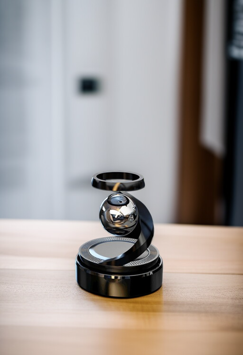 Detail solárního panelu osvěžovače vzduchu do auta