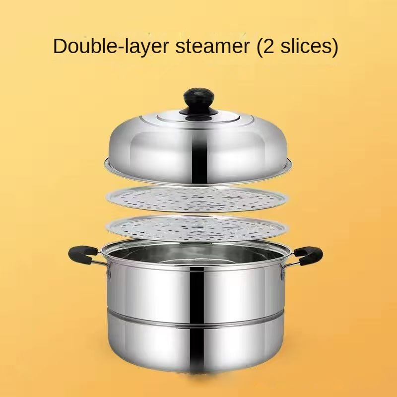 Deep and thick food grade stainless steel steamer