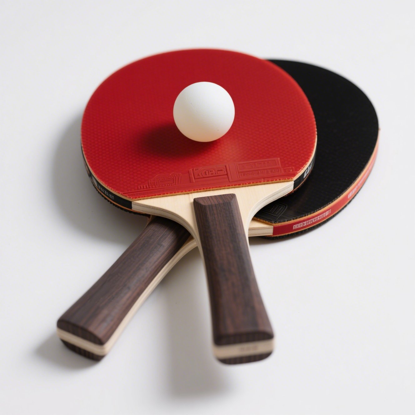 detail pálky na stolní tenis