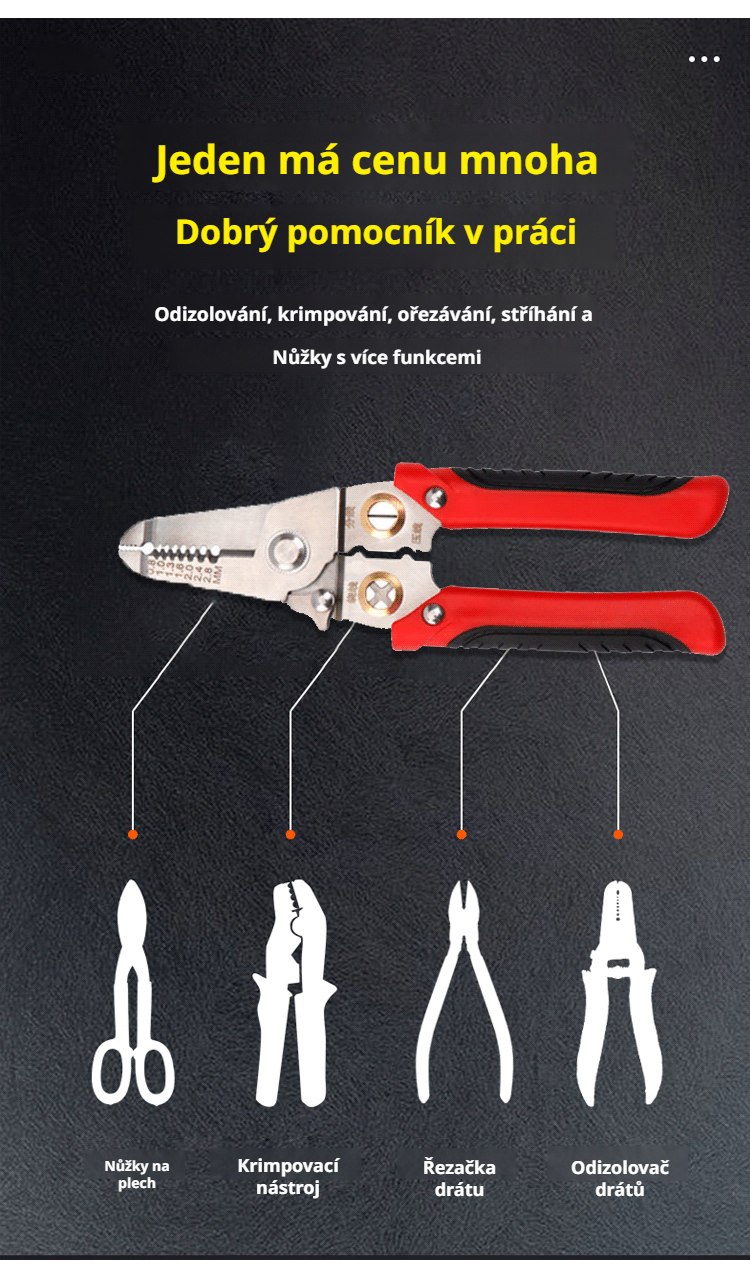 Ergonomická rukojeť odizolovacích kleští