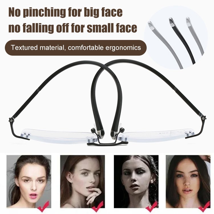 Color-changing anti-blue light presbyopia glasses