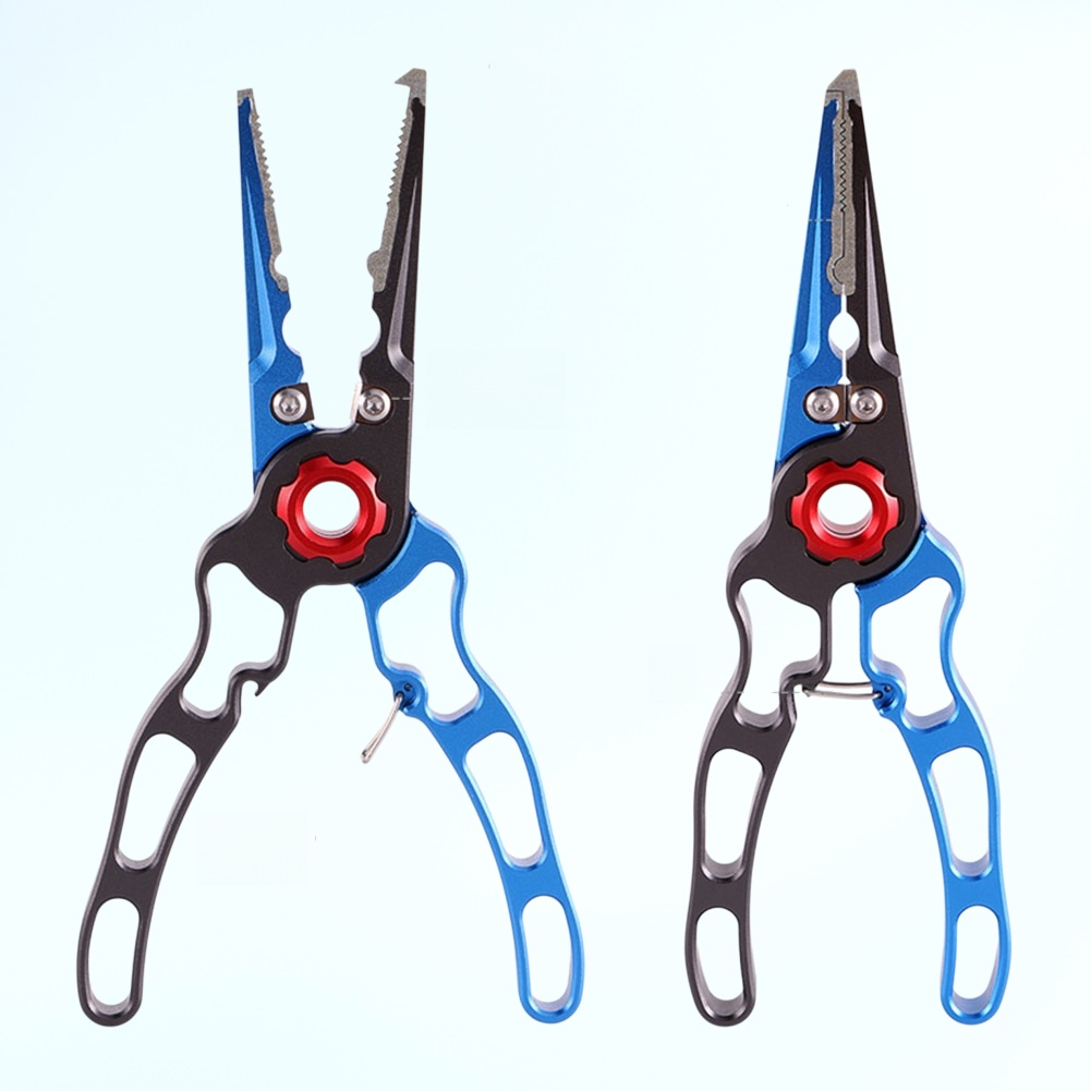 คีมล่อปลาความแม่นยำสูง คีมปากยาวโลหะผสมอลูมิเนียม