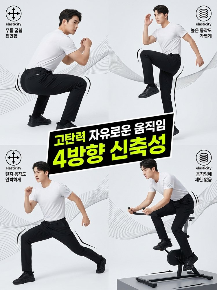 [여름 한정] 속건 활용도 높은 남성 라이트 에어 팬츠