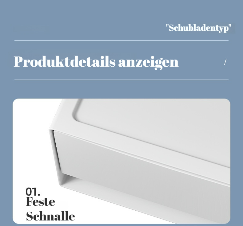 Kosmetik und Schmuck ordentlich in Schubladen verstauen