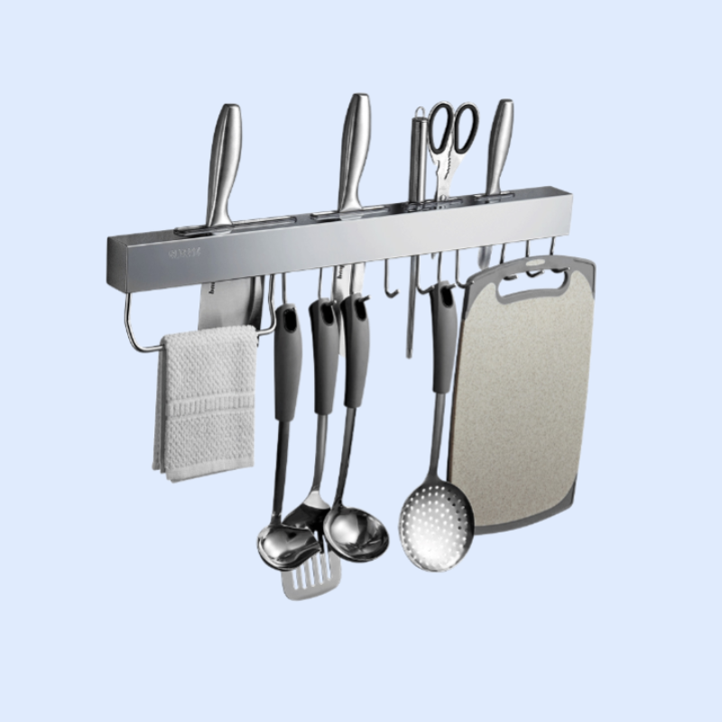قاعدة تخزين السكاكين المصنوعة من الفولاذ المقاوم للصدأ