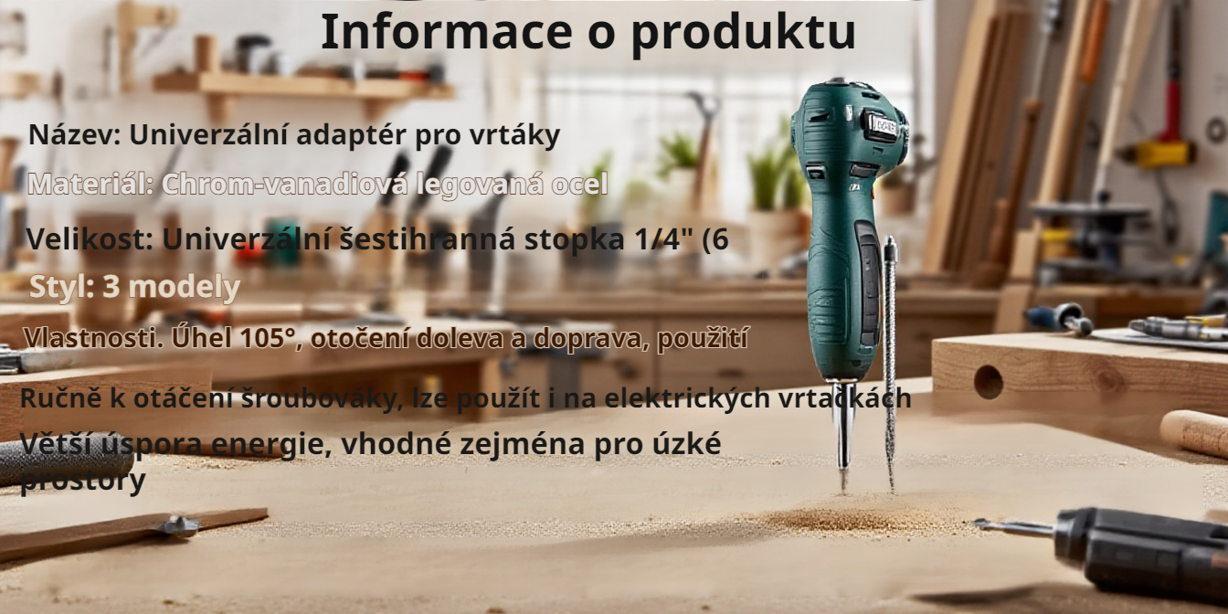 Montáž převodníku směru do úzkého prostoru